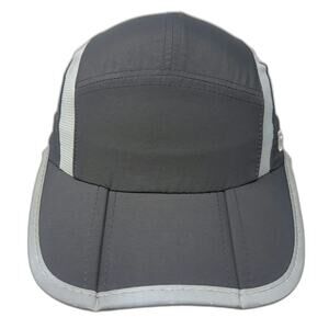 GADIEMKENSD 5 Panel Gray Hat One Size UPF50+ Mesh Running Reflective Brim